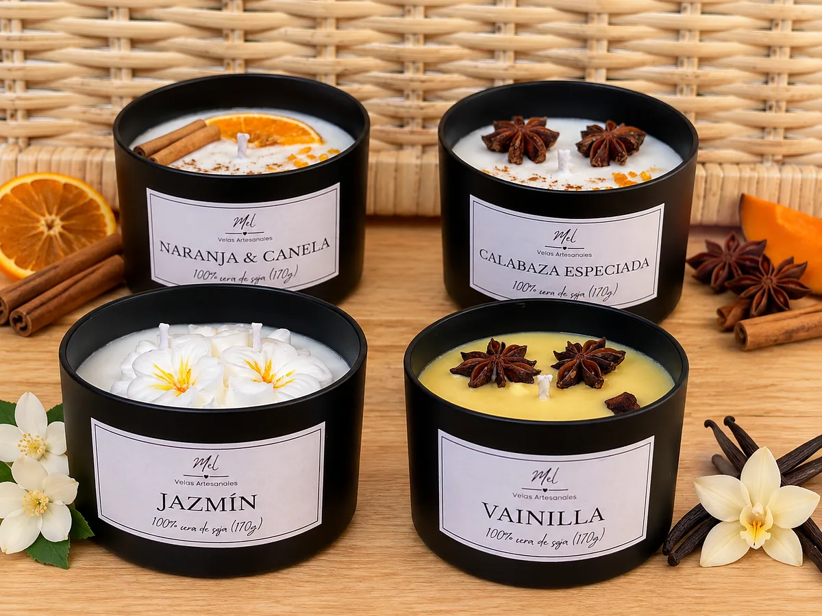 Pack 4 velas grandes