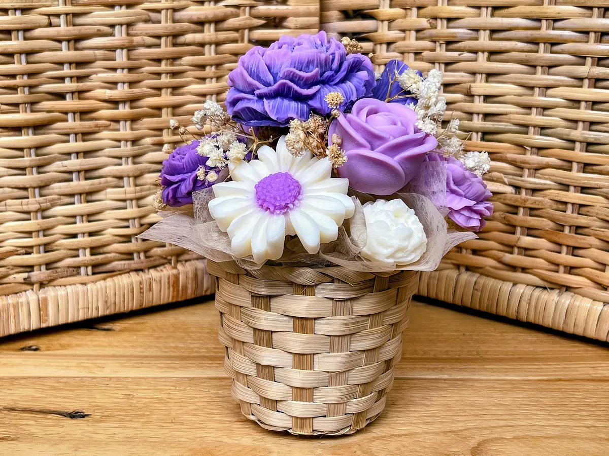 Bouquet tonos morados