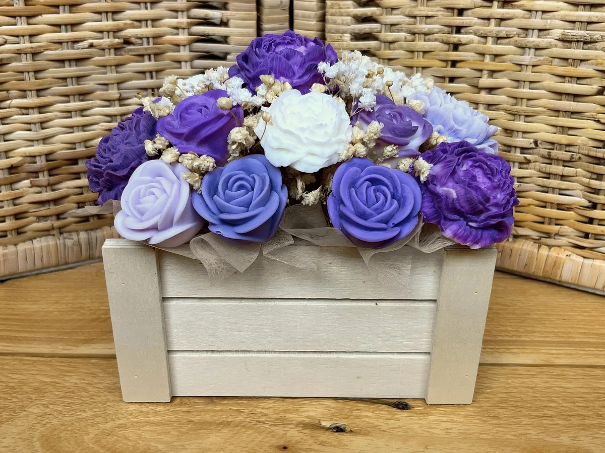 Bouquet tonos morados